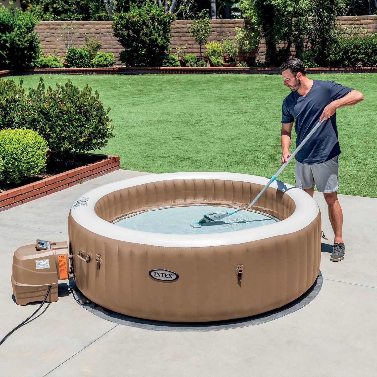 INTEX - Aspirapolvere ricaricabile per piscina e Pure Spa Vacuum ZR 100